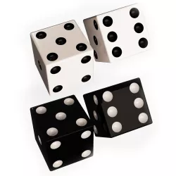 Standard Backgammon Dice Set