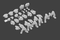 Starcraft 2 Marauders & Firebats Wargaming Minis