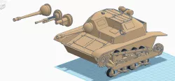 Tankette TKS 1:16 RC Tank Polish Tank 4 Variants Easybuild