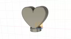 Tealight heart ( battery tealight)