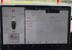 Tesla Model 3 Dash Display Shade