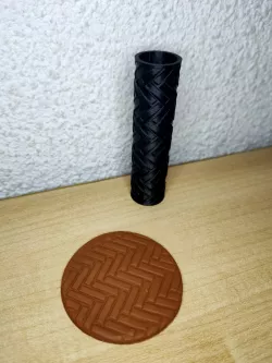 TEXTURE ROLLER FOR CHEVRON EFFECT POLYMER CLAY