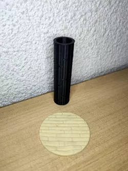 TEXTURE ROLLER FOR POLYMER CLAY BRICK EFFECT