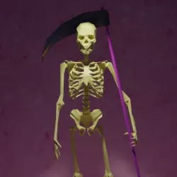 THE DEATH - LOW POLY 3D model