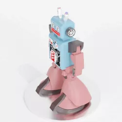 Tin robot powered by R35 GT-R engine