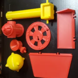 TMNT 1989 Sewer Lair Playset Accessories