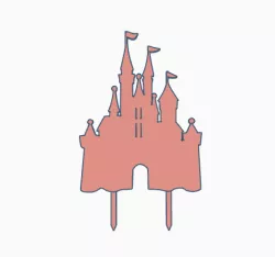 Topper disney castle