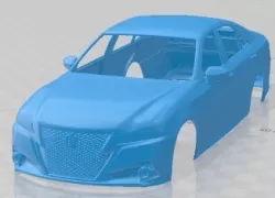 Toyota Crown Hybrid Athlete 2013 Printable Body Car