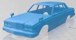 Toyota Crown Sedan 1979 Printable Body Car