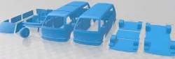 Toyota Hiace Passenger 1982 Printable Van
