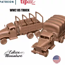 US truck type GMC - 28mm