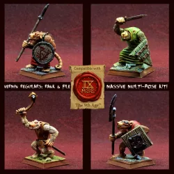 Vermin Regulars: Rank and File Troops - Massive Multi-Pose Kit