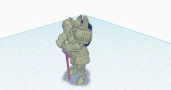 Warforged With Sword and Shield