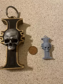 Warhammer 40k Inquisition Rosette Cosplay prop and Keyring / Campaign reward commercial license!