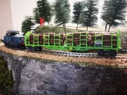 wooden wagon HO