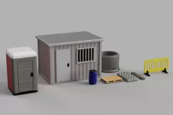 1:14 Building Scale Set