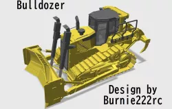 1/14 Kitten DT6 Bulldozer