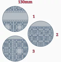 130mm bases "Walkway"