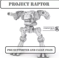 28mm Project Raptor Fast Attack Combat Walker-Raptor A