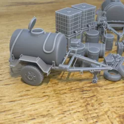 43 MILITARY FUEL PROPS FOR WAR TERRAIN 1/35 1/24