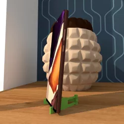 Adjustable mobile phone holder
