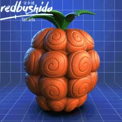 AKUMA NO MI: BARA BARA NO MI. BUGGY DEVIL FRUIT. Updated version without texture