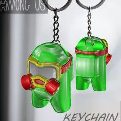 AMONG US KEYCHAIN - GAS MASK