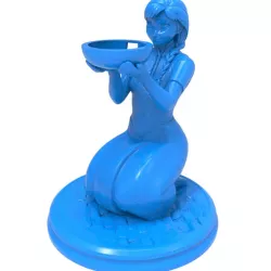 Apple Watch Stand Anna from frozen 3D printable