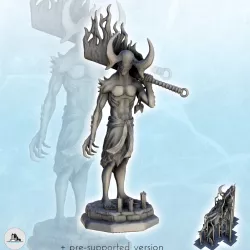 Bael infernal daemon (+ presupported version) (2) - Darkness Chaos Medieval Age Fantasy