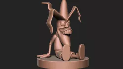 Banana character with Base