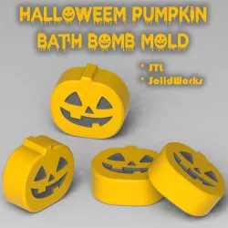 Bath Bomb Mold | Halloween Pumpkin