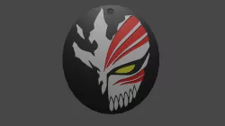 Bleach Ichigo hallow mask keychain