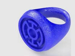 Blue Lantern Ring