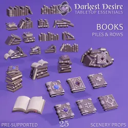 Books, Piles & Rows