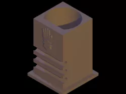 Brush Holder: Iron Hands