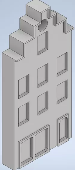 Canal house (STAIRS) keychain