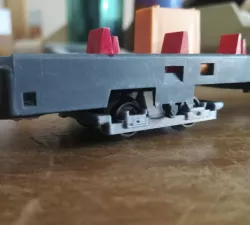 Carrier bogie for rio rib lima oar (jouef)