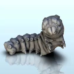 Caterpillar (+ pre-supported version) (1) - Darkness Chaos Medieval Age of Sigmar Fantasy Warhammer