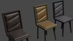 Chairs with 3 cushions
