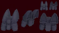 Chaotic Spooky Space Vampire Knight Backpack [PRE-SUPPORTED]