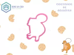 Cheems Dog cookie cutter