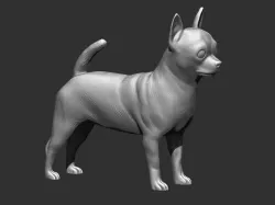 Chihuahua 3D Model .STL