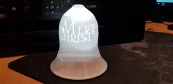 Christmas Lithophane Bell