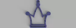 Crown keychain, necklace