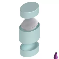 CRYSTAL GEMS PEARL BATH BOMB SOLID SOAP MOLD