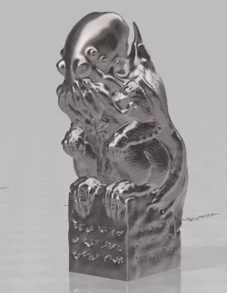 Cthulhu statuette 3D print model
