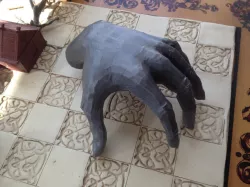 Cupped hand