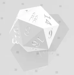 D20 Candles Symbol Logo
