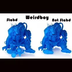 Damaged Ork Wierdboy Corpse (War Hammer 40000, Ork Psyker)