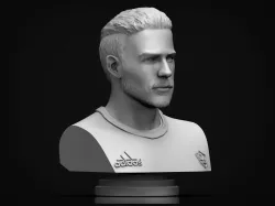 David Beckham 3D Printable Bust